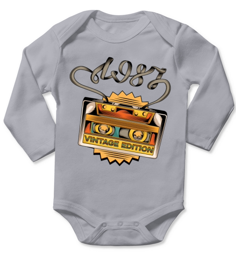 1978 Vintage Edition Long Sleeve Baby One-Piece