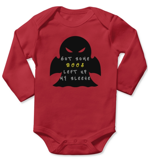 Boos up my sleeve Long Sleeve Baby One-Piece