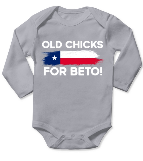 Design For Lovers Beto Flag Vintage Old Chicks For Long Sleeve Baby One-Piece