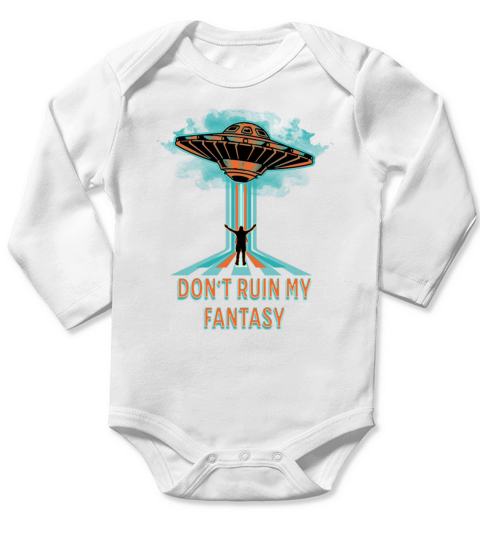 dont ruin my fantasy Long Sleeve Baby One-Piece