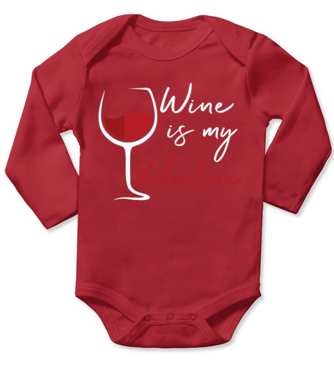 Funny Valentines Day Gift Long Sleeve Baby One-Piece