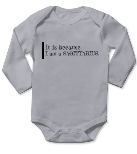 Im a Sagittarius Horoscope Funny Star Sign Zodiac Long Sleeve Baby One-Piece