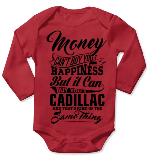 MONEY AND CADILLAC B Long Sleeve Baby One-Piece