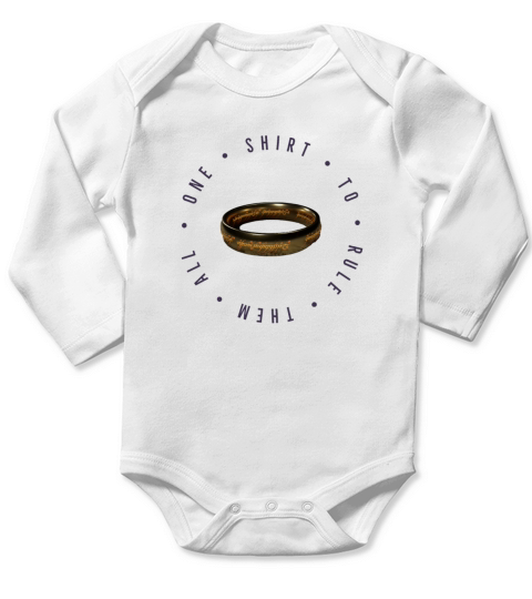 One shirt to rule them all Long Sleeve Baby One-Piece