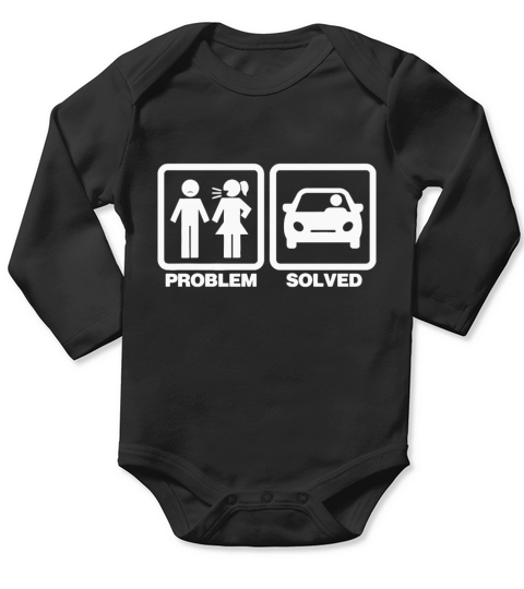 Problem Solved Driving Long Sleeve Baby One-Piece