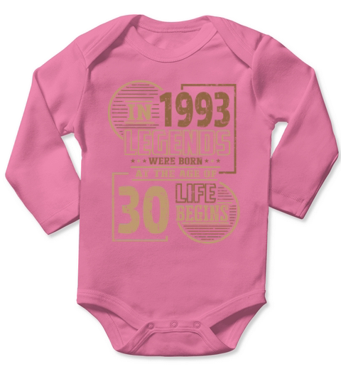 The legend was born in 1993 Long Sleeve Baby One-Piece