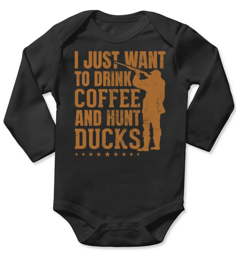 Waterfowl Hunting Season Duck Hunting Quote Long Sleeve Baby One-Piece