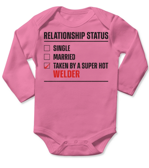 Welder Welding Girlfriend Vintage Long Sleeve Baby One-Piece