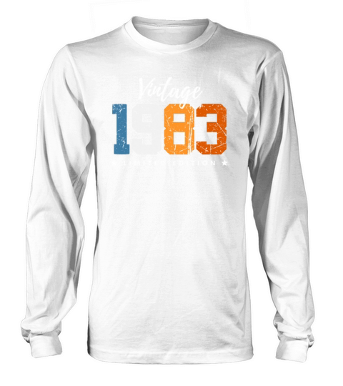 40 Years Vintage 1983 Retro 40th Birthday Long sleeved Unisex