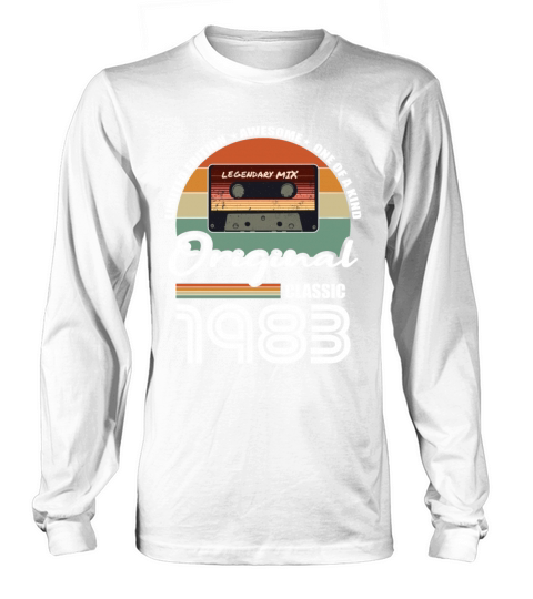 40th birthday vintage 1983 original classic 1983 Long sleeved Unisex
