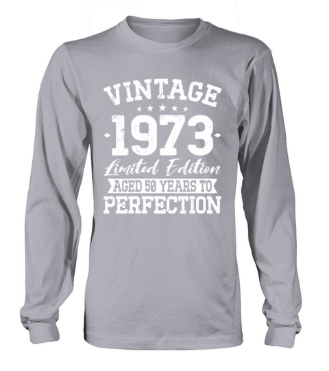 50th birthday vintage 1973 50 years Long sleeved Unisex