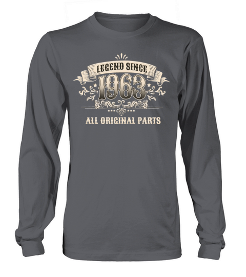 60 Years Old Legend Since 1963 60th Birthday Long sleeved Unisex