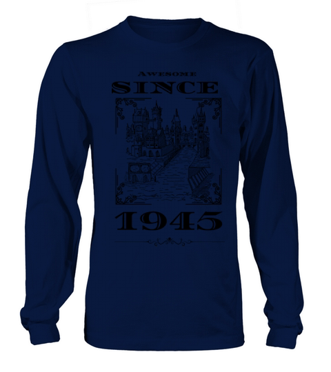 AWESOME SINCE 19945 CLASSIC T-SHIRT VINTAGE Long sleeved Unisex