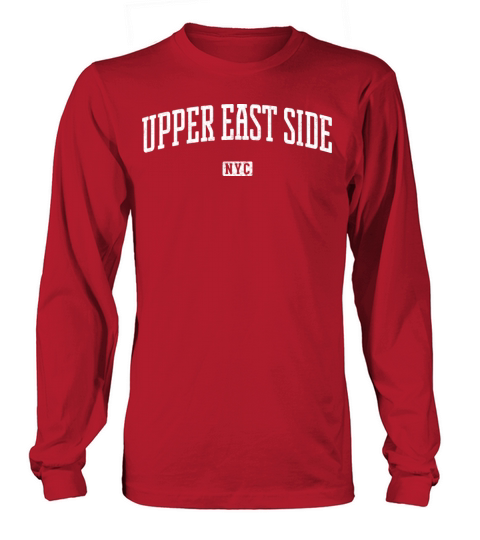 Upper East Side New York City Vintage Long sleeved Unisex