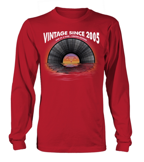 Vintage since 2005 Retro Disco Music Vintage Long sleeved Unisex