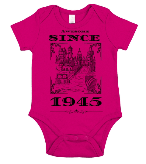 AWESOME SINCE 19945 CLASSIC T-SHIRT VINTAGE Short Sleeve Baby One-Piece