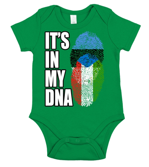 Estonian And Equatorial Estonian Mix Heritage DNA Short Sleeve Baby One-Piece