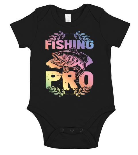 Fishing Pro Short Sleeve Baby One-Piece