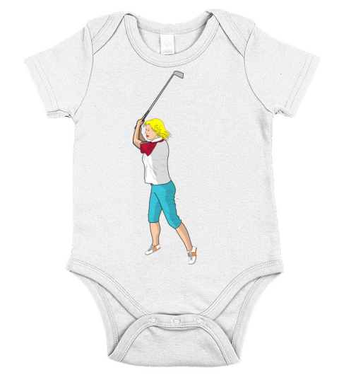 golf golfer golfen spielen player ball sports18 Short Sleeve Baby One-Piece