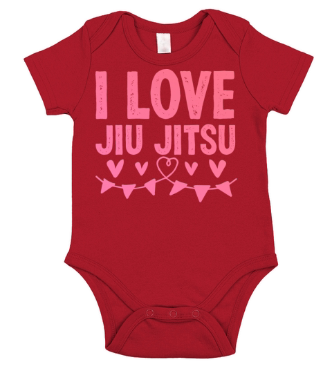 I love Jiu Jitsu Short Sleeve Baby One-Piece