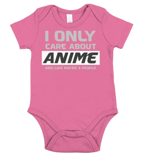 I only care about anime and like maybe 3 people Short Sleeve Baby One-Piece