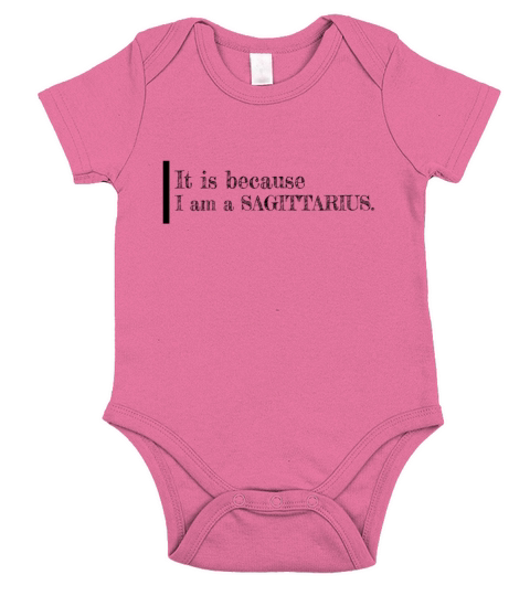 Im a Sagittarius Horoscope Funny Star Sign Zodiac Short Sleeve Baby One-Piece