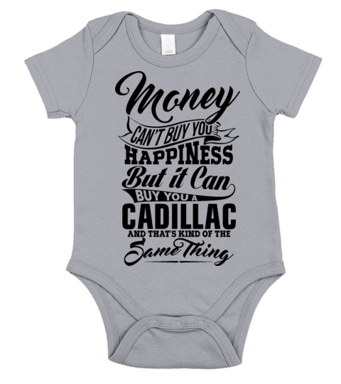 MONEY AND CADILLAC B Short Sleeve Baby One-Piece