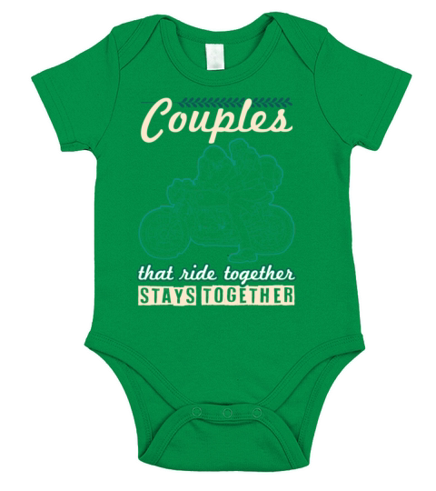 motorcycle couples saying biker Short Sleeve Baby One-Piece
