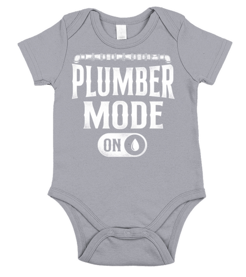 Plumbing Plumber Vintage Plumber Short Sleeve Baby One-Piece