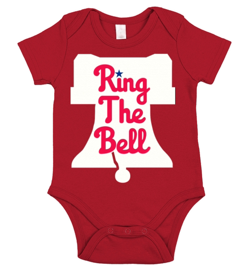 Ring The Bell Philadelphia gift Short Sleeve Baby One-Piece