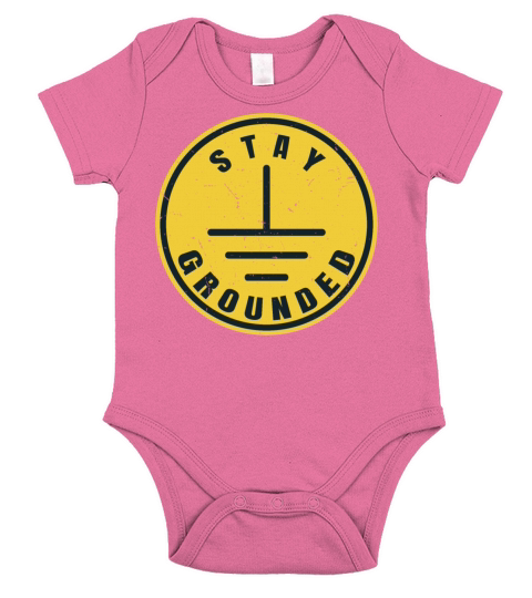 Stay Grounded Power Electrical Journeyman Lineman Short Sleeve Baby One-Piece