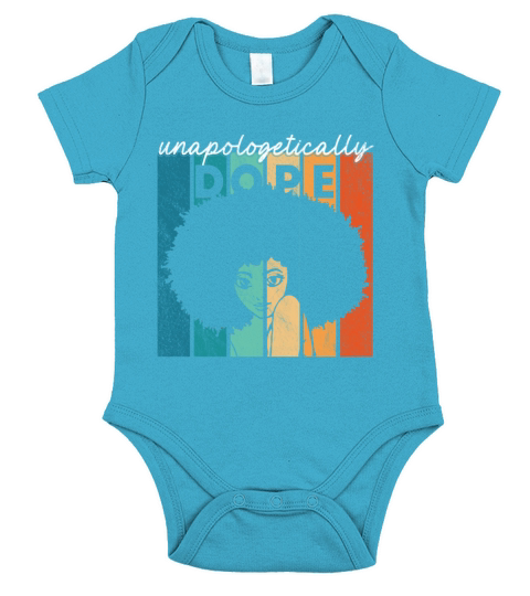 Unapologetically Dope Black History Month African Short Sleeve Baby One-Piece