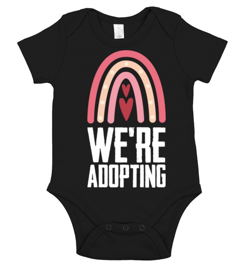 Were Adopting Short Sleeve Baby One-Piece