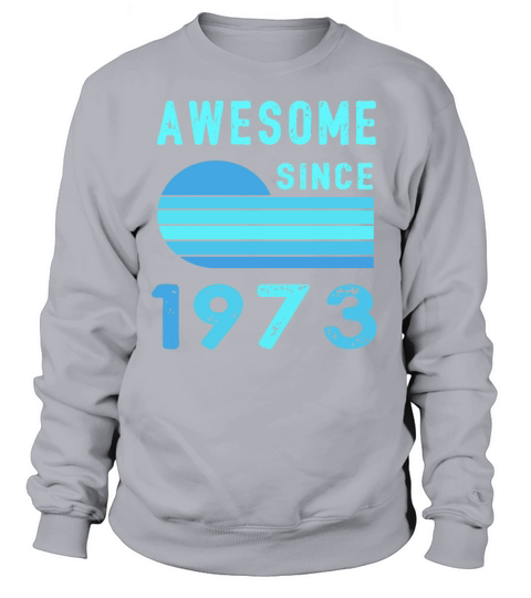 1973 Birthday Retro Vintage Gift vintage Sweatshirt Unisex