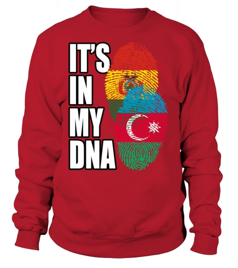 Azerbaijani And Bolivian Mix Heritage DNA Flag Sweatshirt Unisex
