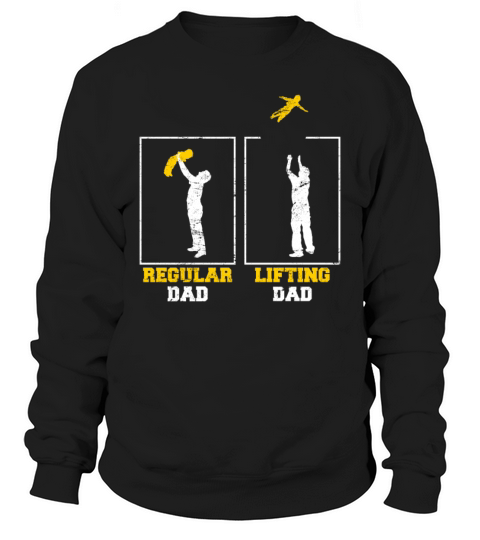 Funny Weightlifting Father Workout Fitness Gym Lif Sweatshirt Unisex