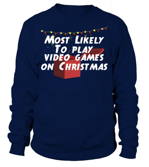 Most Likely To Christmas Matching Family Pajamas Sweatshirt Unisex