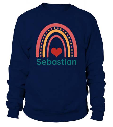Sebastian Vintage Boho Rainbow Sweatshirt Unisex