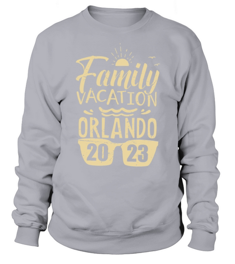 Vintage Orlando Vacation 2023 Matching Family Trip Sweatshirt Unisex