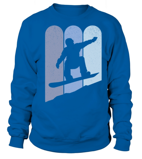 Vintage Snowboarding Downhill Sweatshirt Unisex