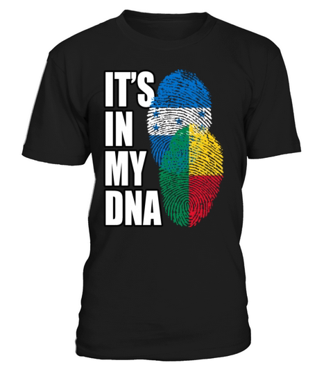 Beninese And Honduran Mix Heritage DNA Flag T-Shirt Unisex