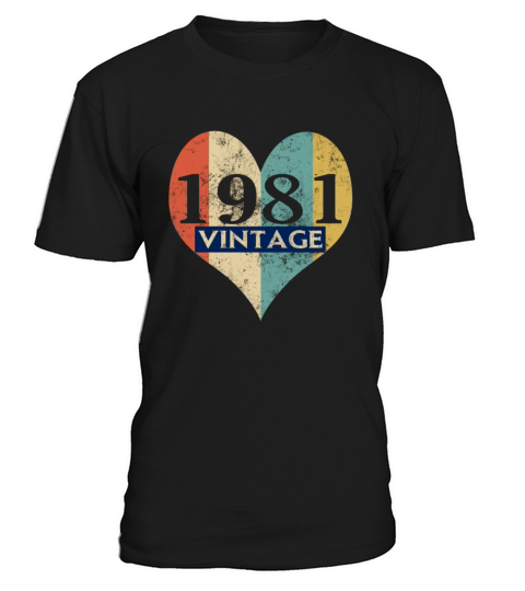 Vintage 1981 Retro T-Shirt Unisex