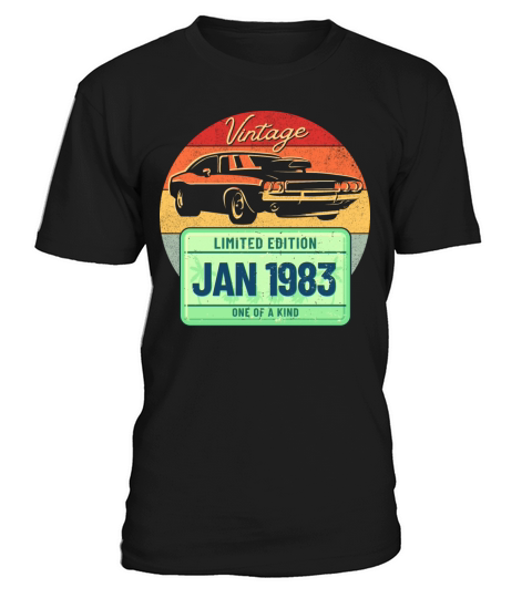 Vintage January 1983 T-Shirt Unisex