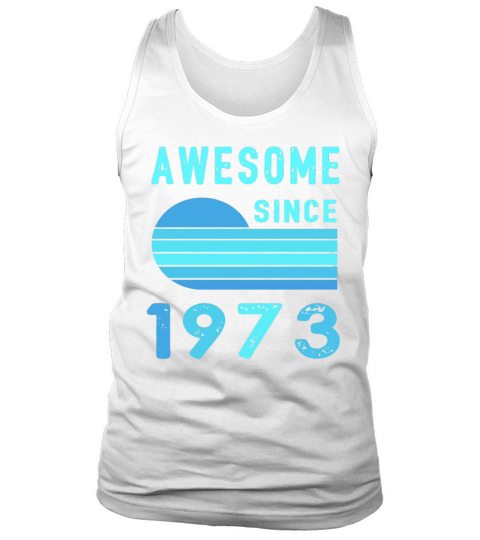 1973 Birthday Retro Vintage Gift vintage Tank Top Unisex