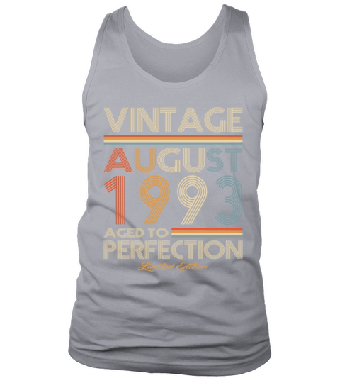 30th birthday vintage august 1993 limited edition Tank Top Unisex