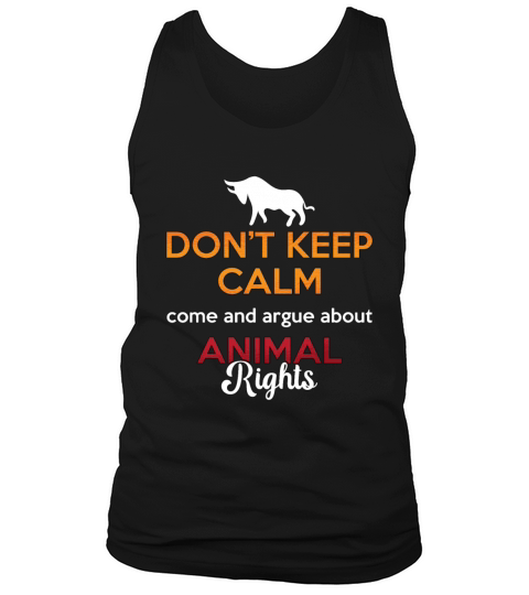 Animal Welfare Dont Keep Calm Adopt Animal Worker Tank Top Unisex