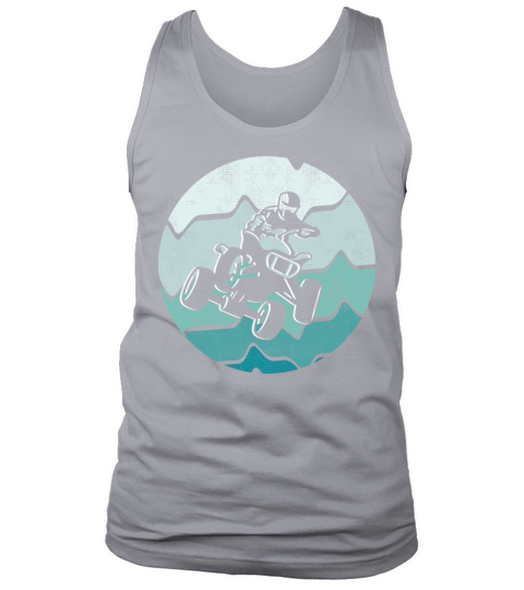 ATV Bike Vintage Retro Offroad 4 wheeler Quad Tank Top Unisex