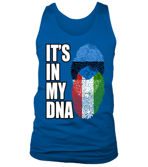Estonian And Equatorial Estonian Mix Heritage DNA Tank Top Unisex