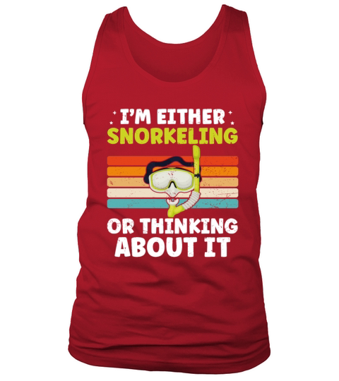 Funny Snorkeling Dive Design For Snorkeler Cool Tank Top Unisex