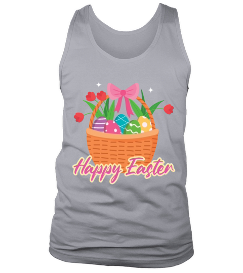 Happy Easter Shirt Frohe Ostern Bunny Hase Tank Top Unisex